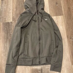 Under Armour Storm Gray Full-Zip Hoodie Medium
